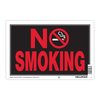 Hillman 8X12 Blk/Red Smoke Sign 839896